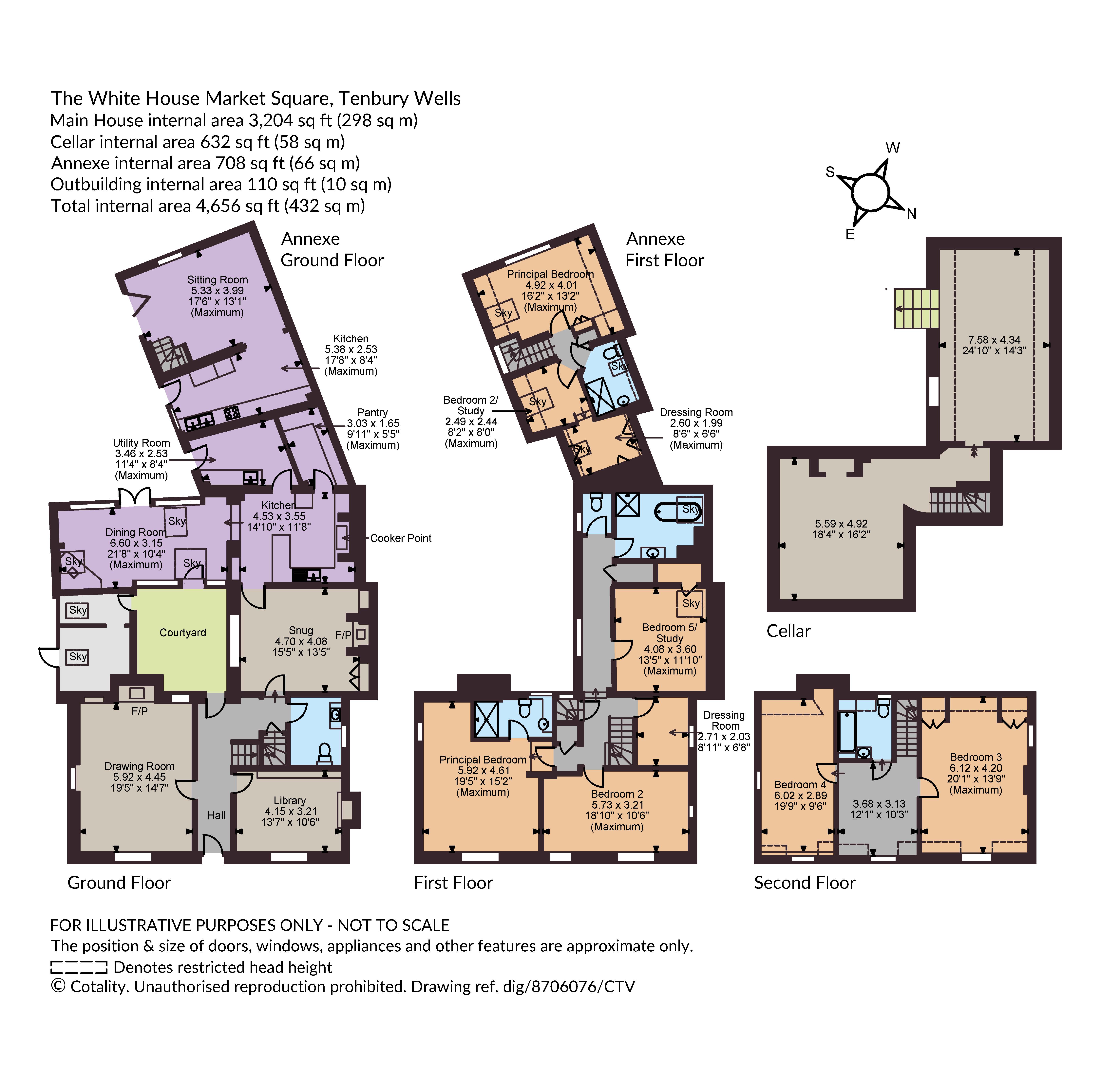 The White House, 4, Market Square, Worcestershire floorplan