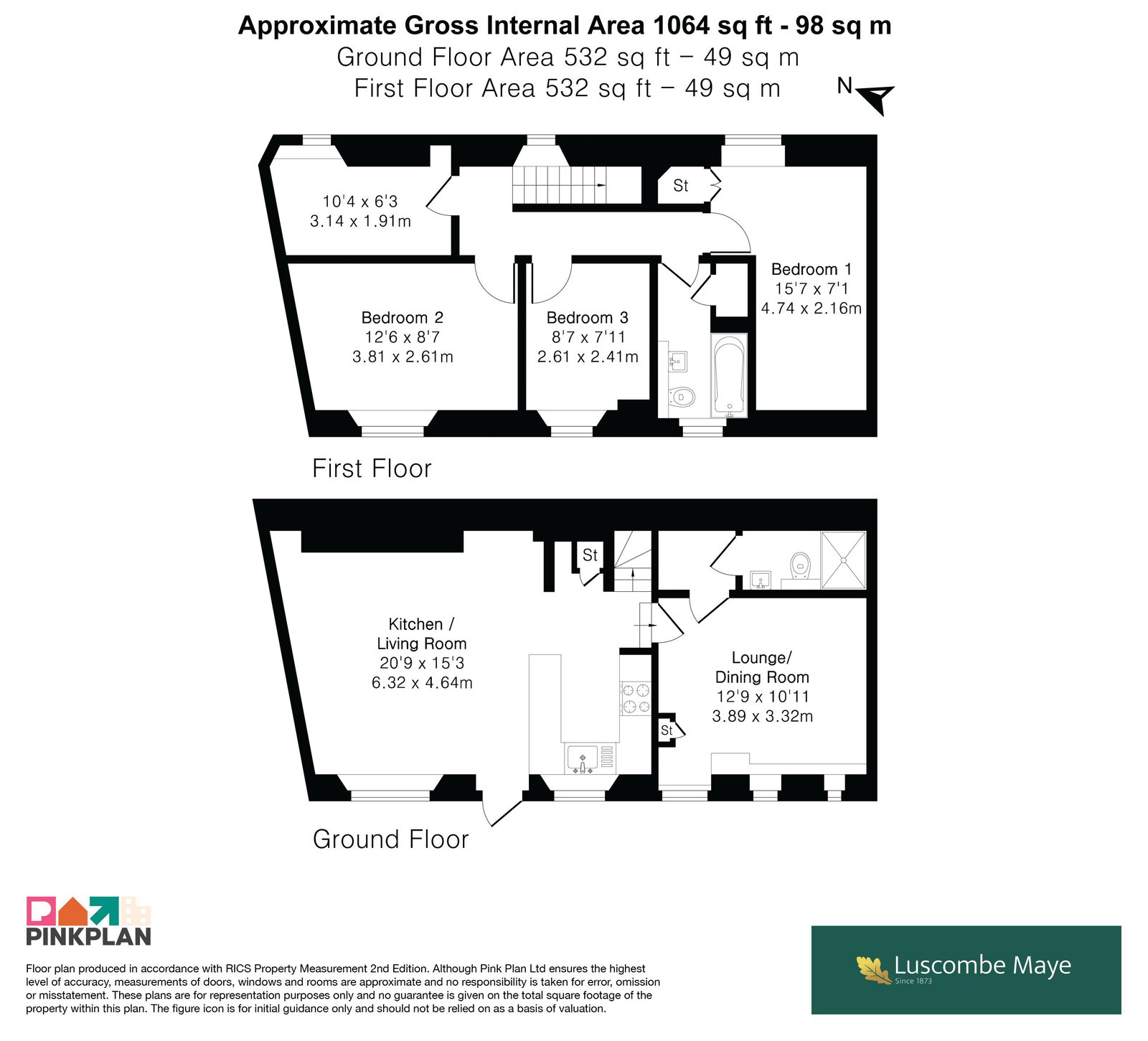 Rose Cottage, Moreleigh Road, Totnes floorplan