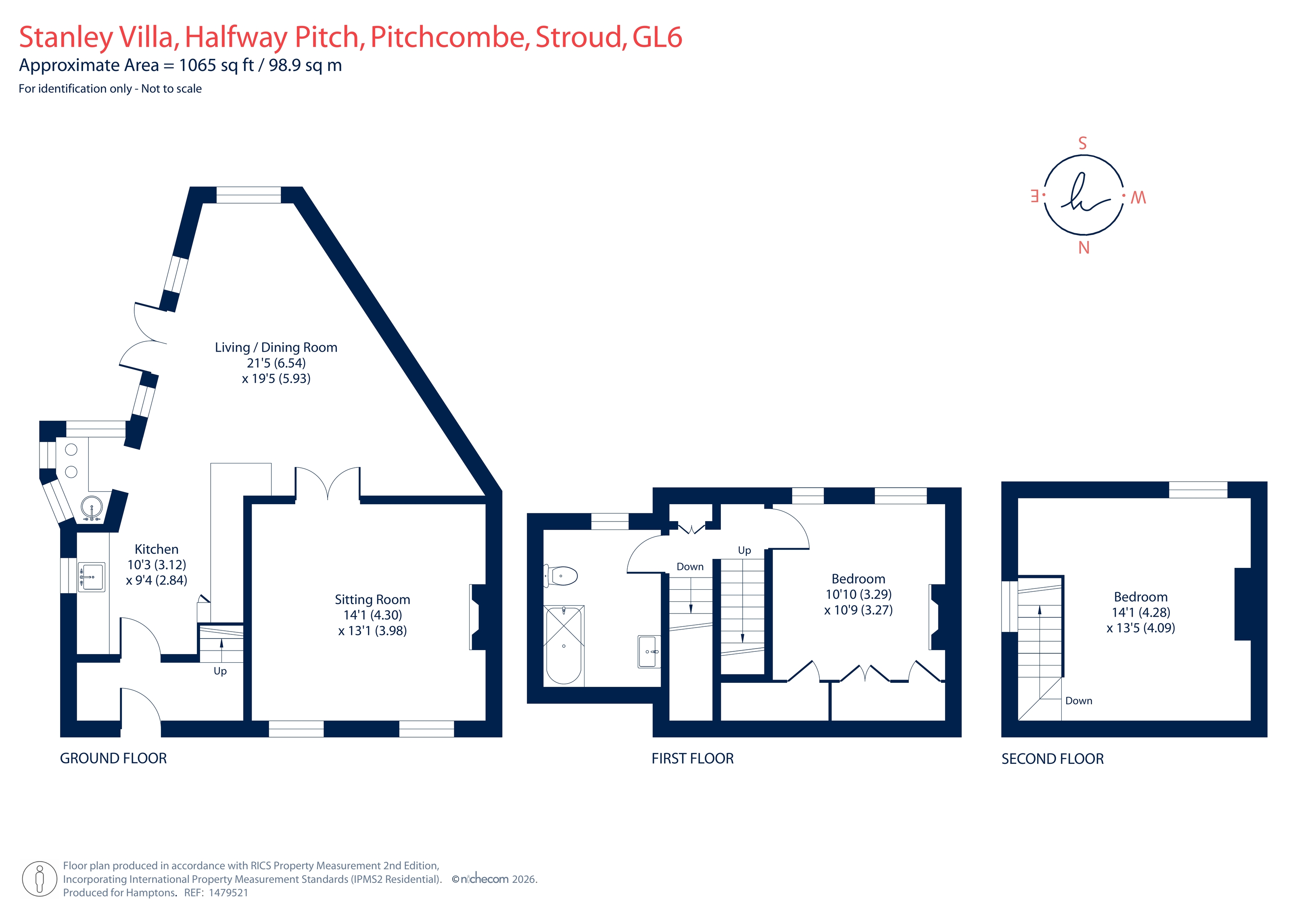 Stanley Villa, Halfway Pitch, Pitchcombe, Stroud floorplan