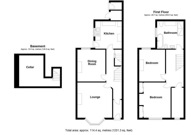97, Station Road, Cannock floorplan