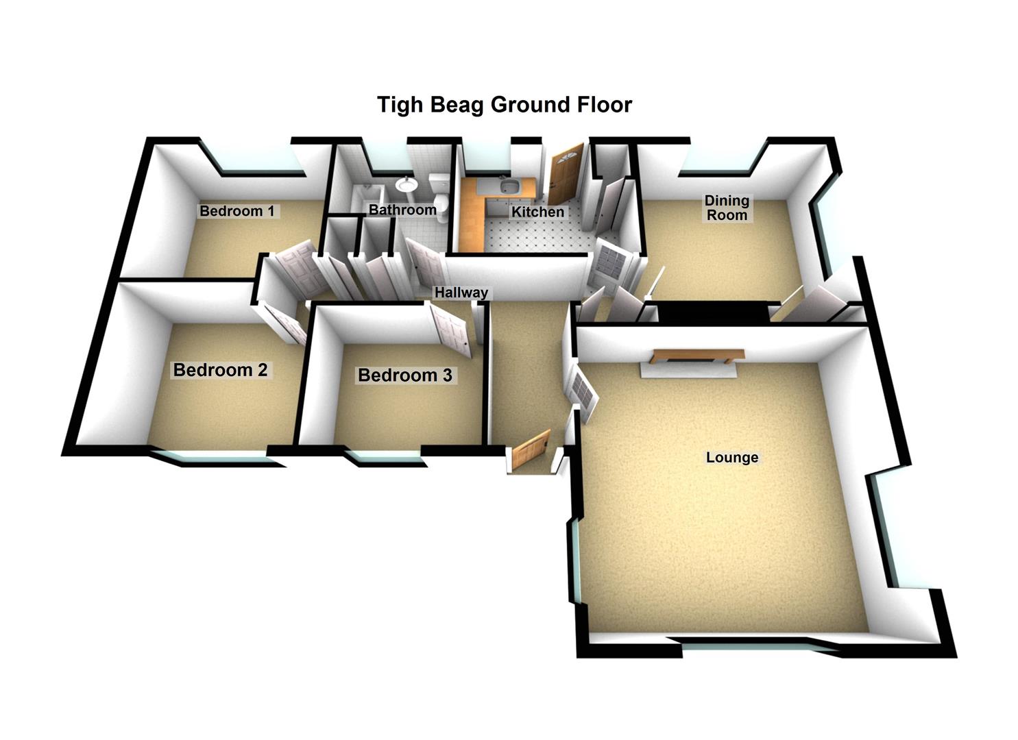 Tigh Beag, Manse Road, Isle Of Arran floorplan