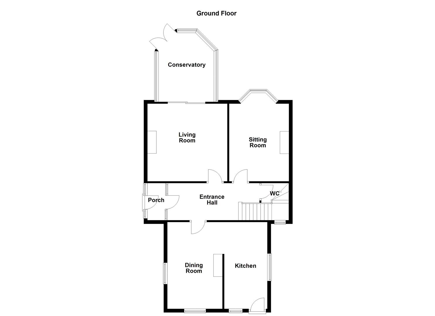44, Chevet Lane, Wakefield floorplan