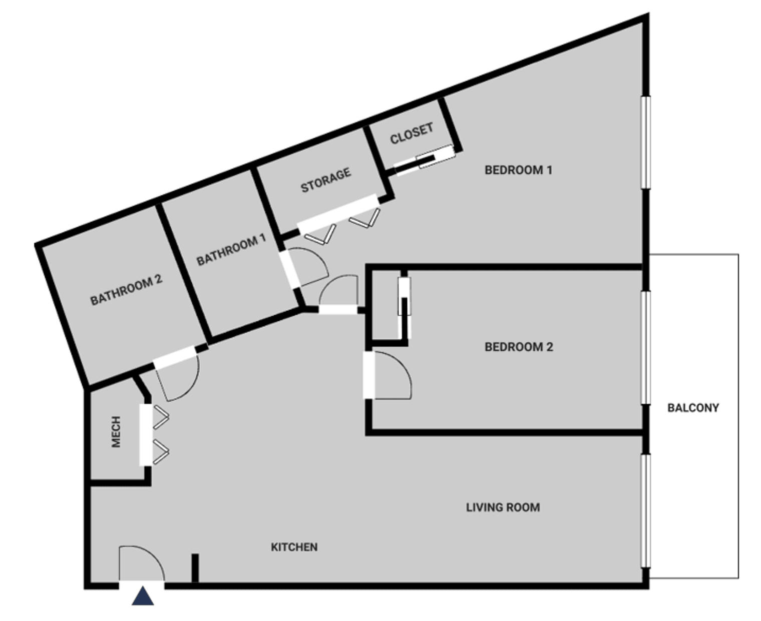 Aarons Building, C2 - 101, Cherry Park Lane, London floorplan