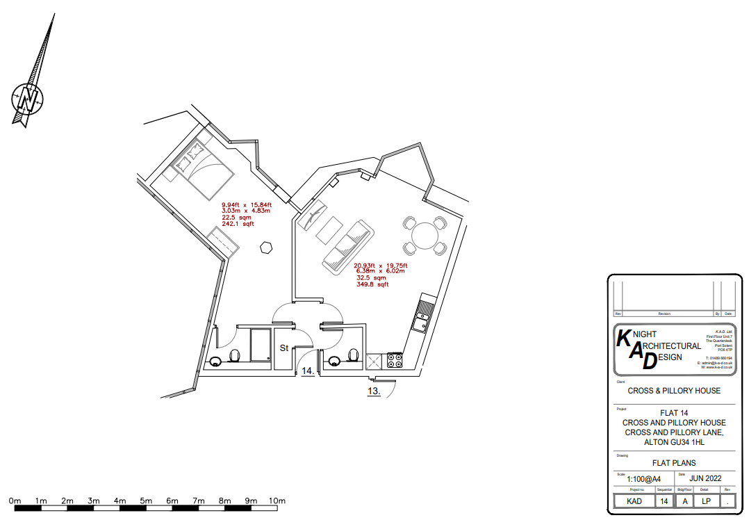 Plot 14,, Cross & Pillory House, Alton floorplan