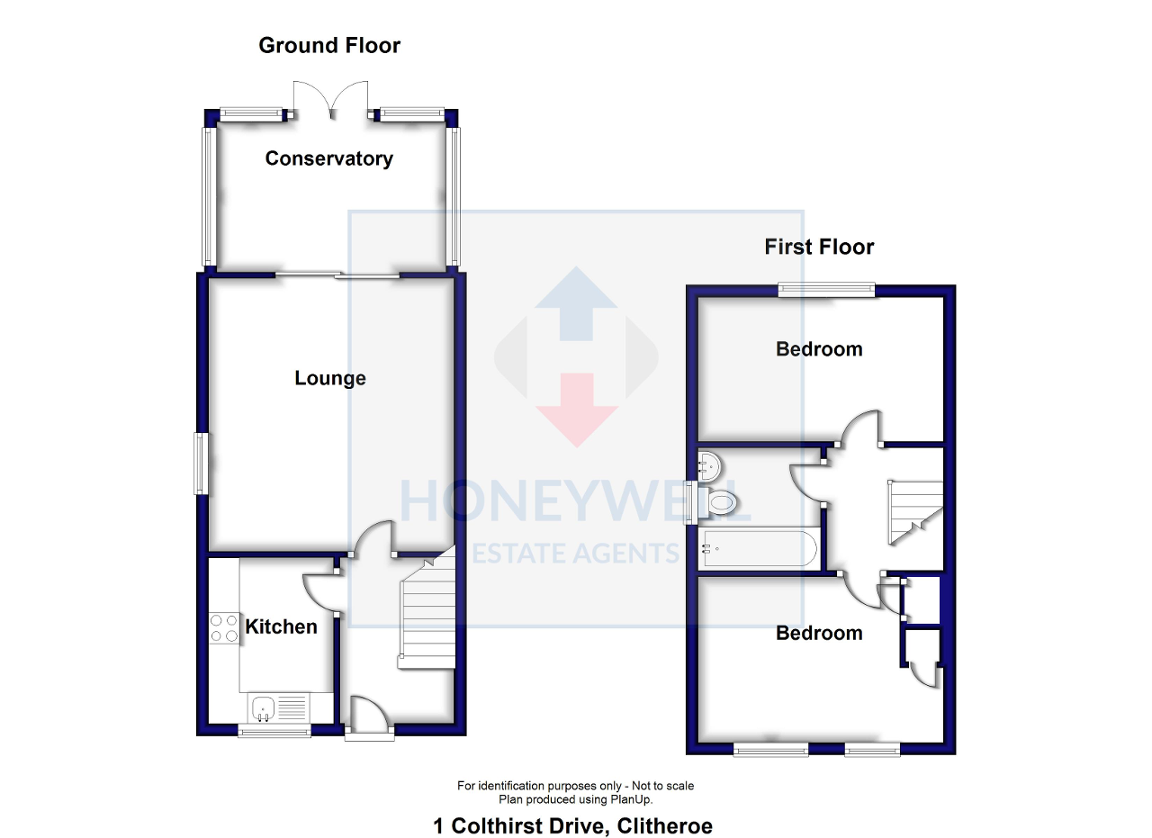 2 Bedrooms Terraced house for sale in Colthirst Drive, Clitheroe BB7