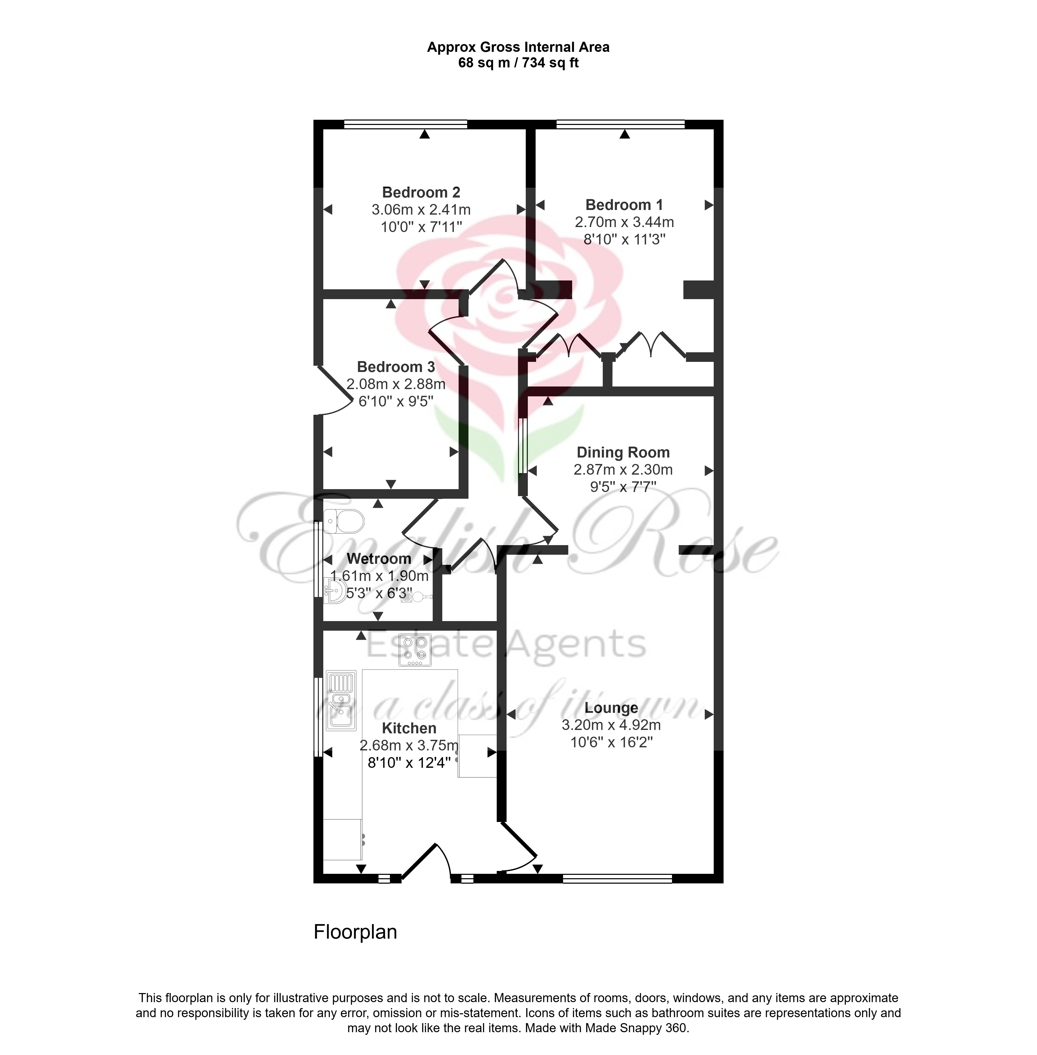 Greenhill Lane, Kirkby In Ashfield floorplan