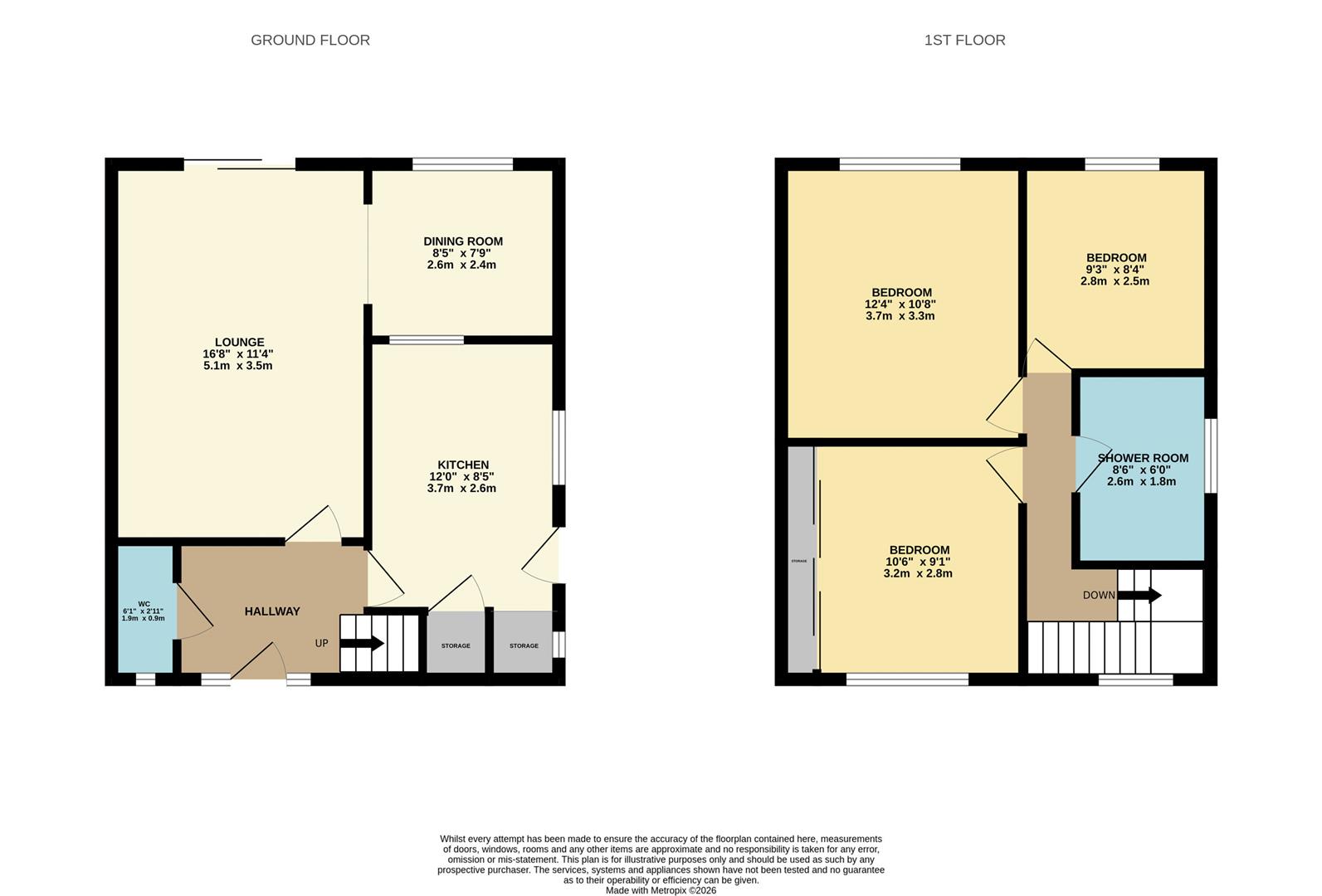 West Way, Kettering floorplan