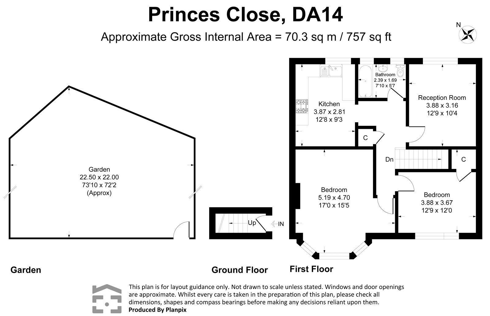 46, Princes Close, Kent floorplan