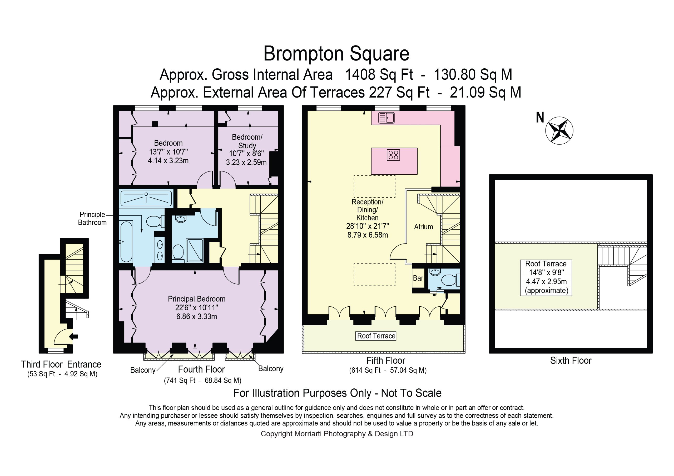 Brompton Square, London floorplan