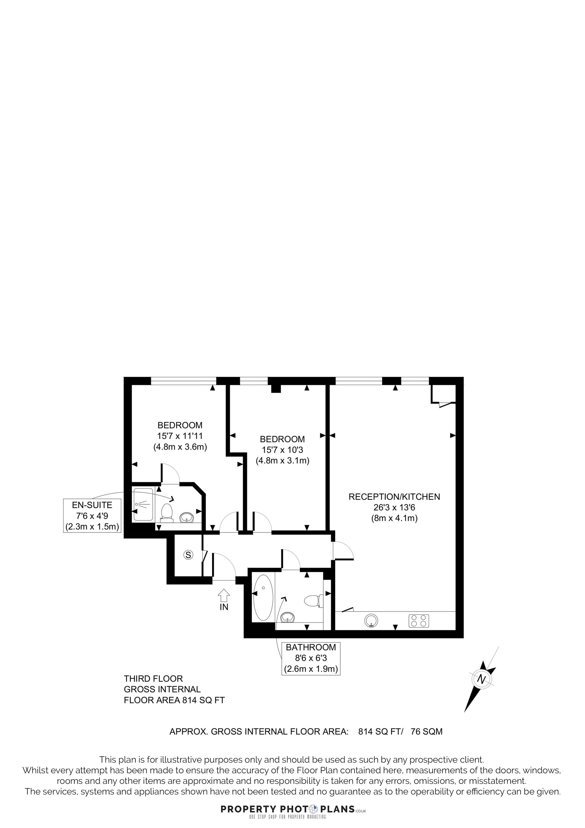 36 Red Lion Court 1B The Broadway, Greenford floorplan