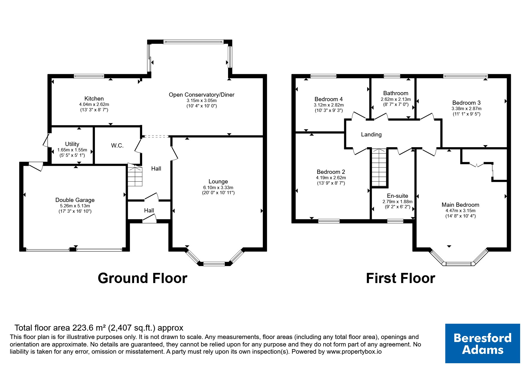 58, Clos Belyn, Conwy floorplan