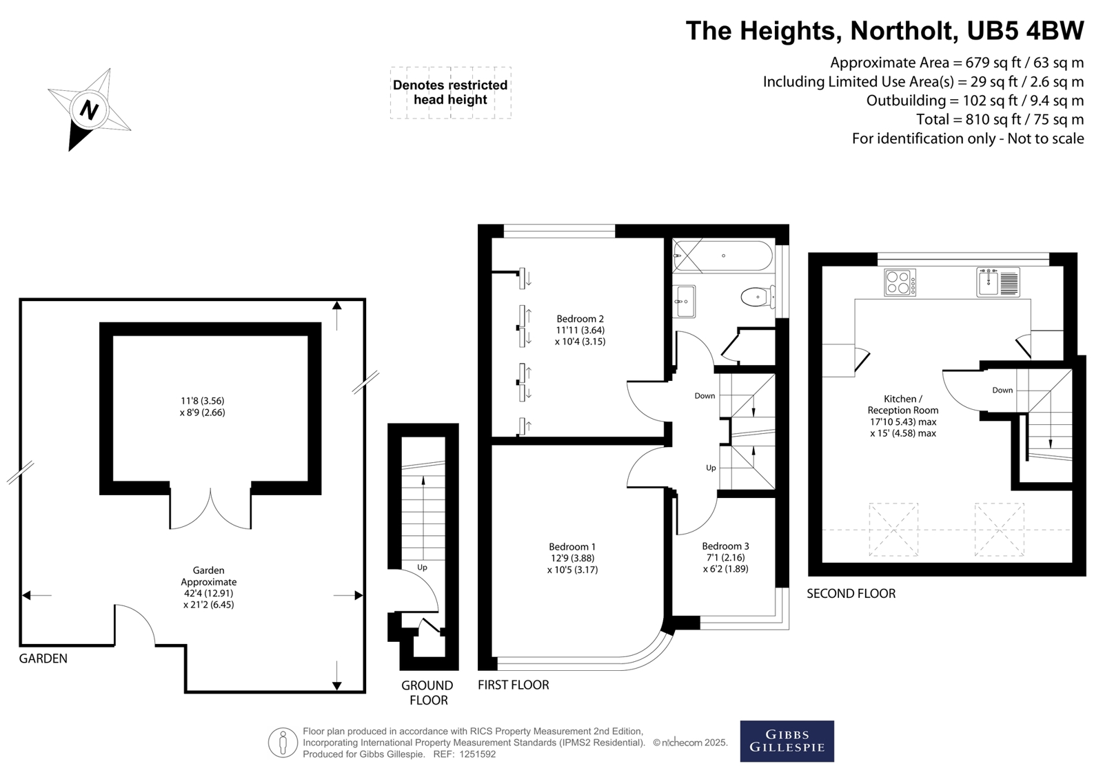 33A,, The Heights, Northolt floorplan