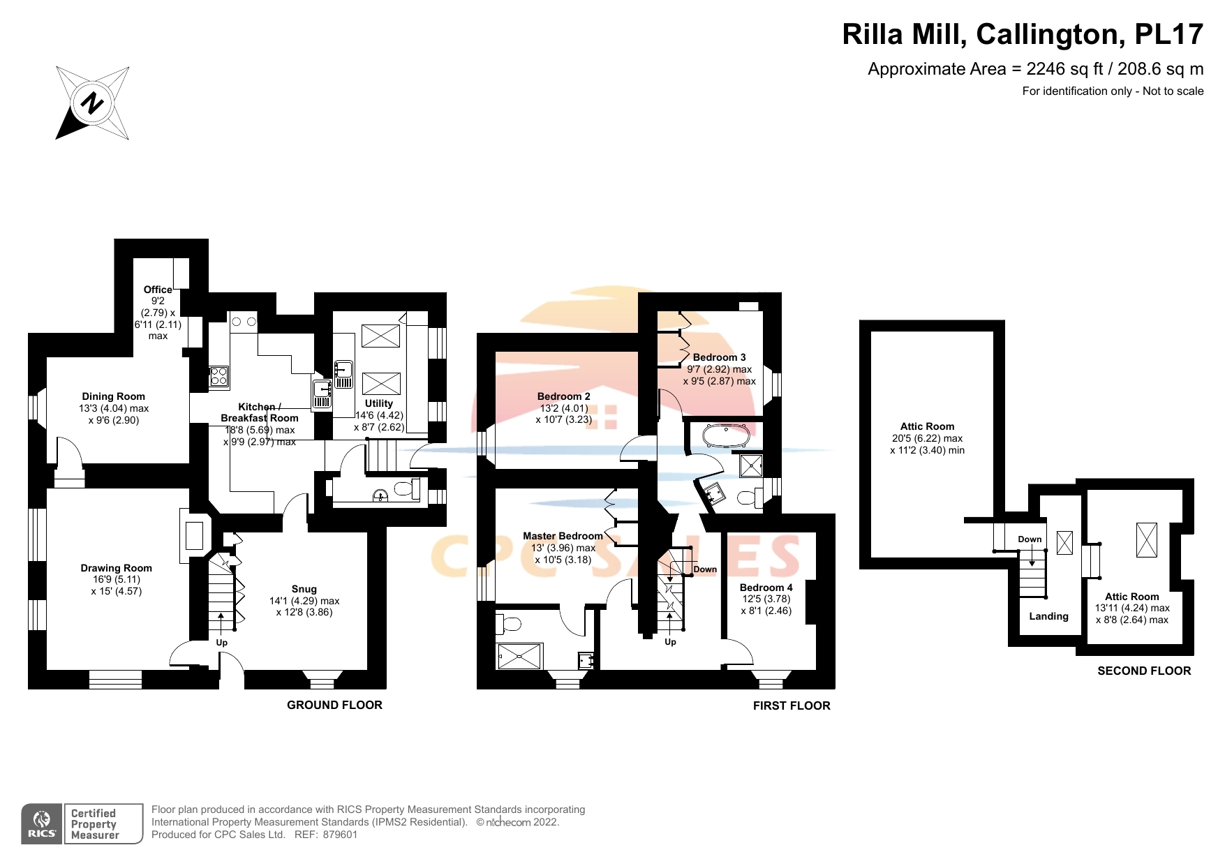 Rilla Mill, Callington, Cornwall PL17, 4 bedroom semidetached house