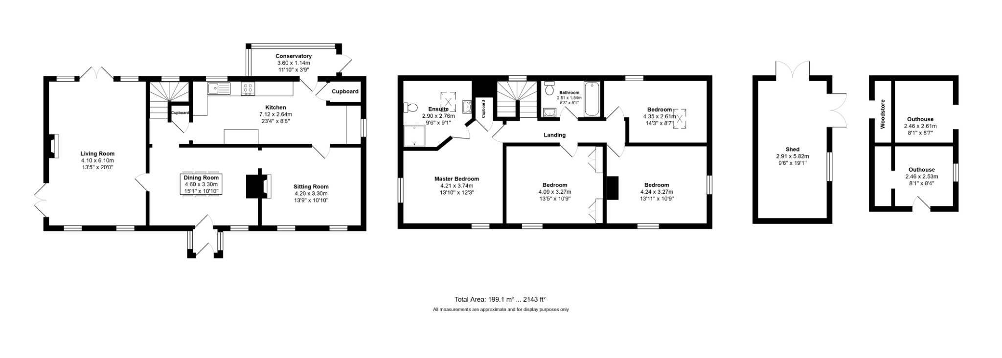 Mistletoe Cottage, Woodgate, Dereham floorplan