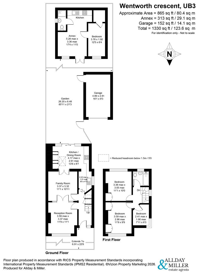 22, Wentworth Crescent, Hayes floorplan