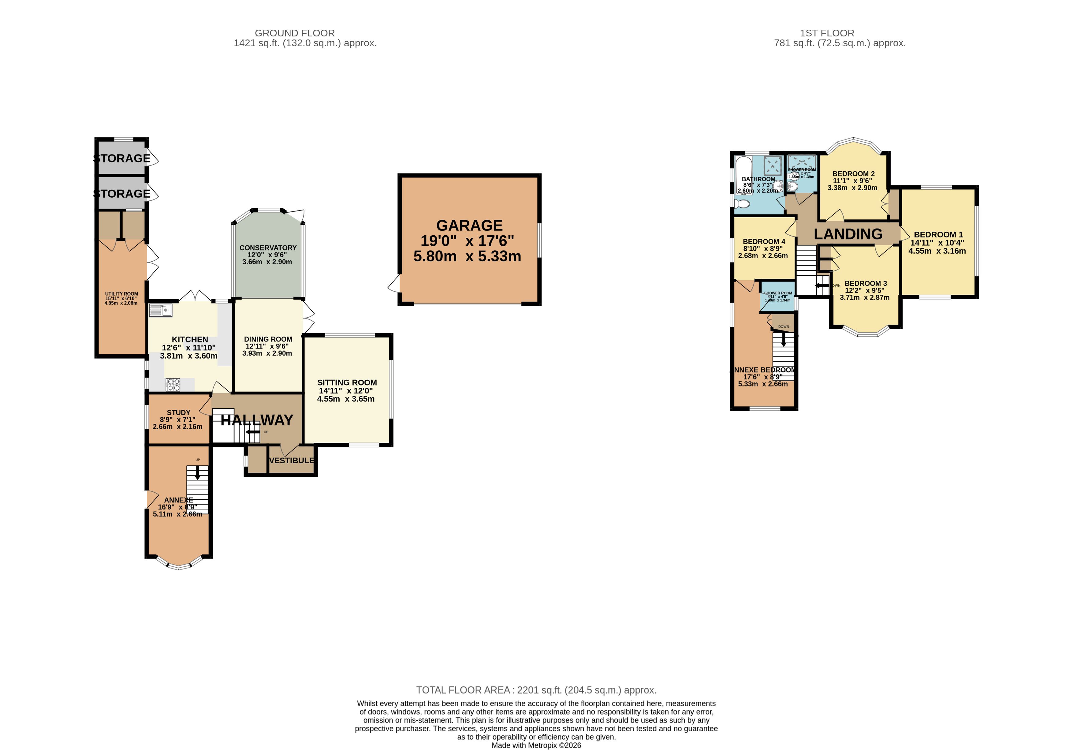 27, Ashleigh Road, Barnstaple floorplan