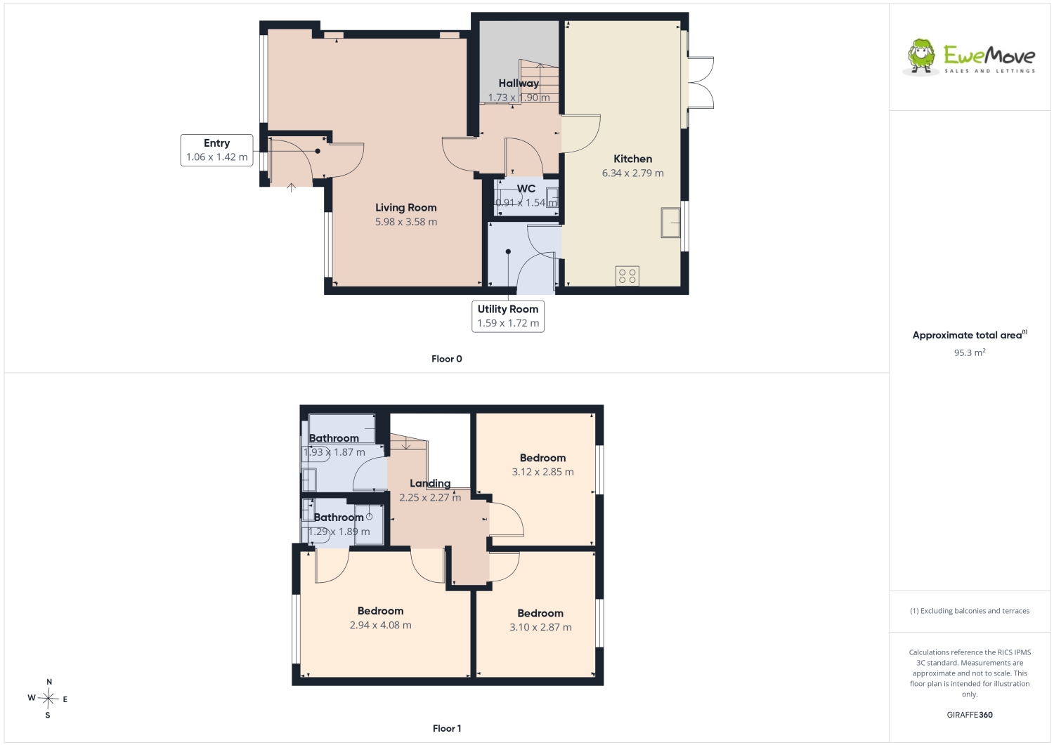93, The Old Dairy, Hyde floorplan