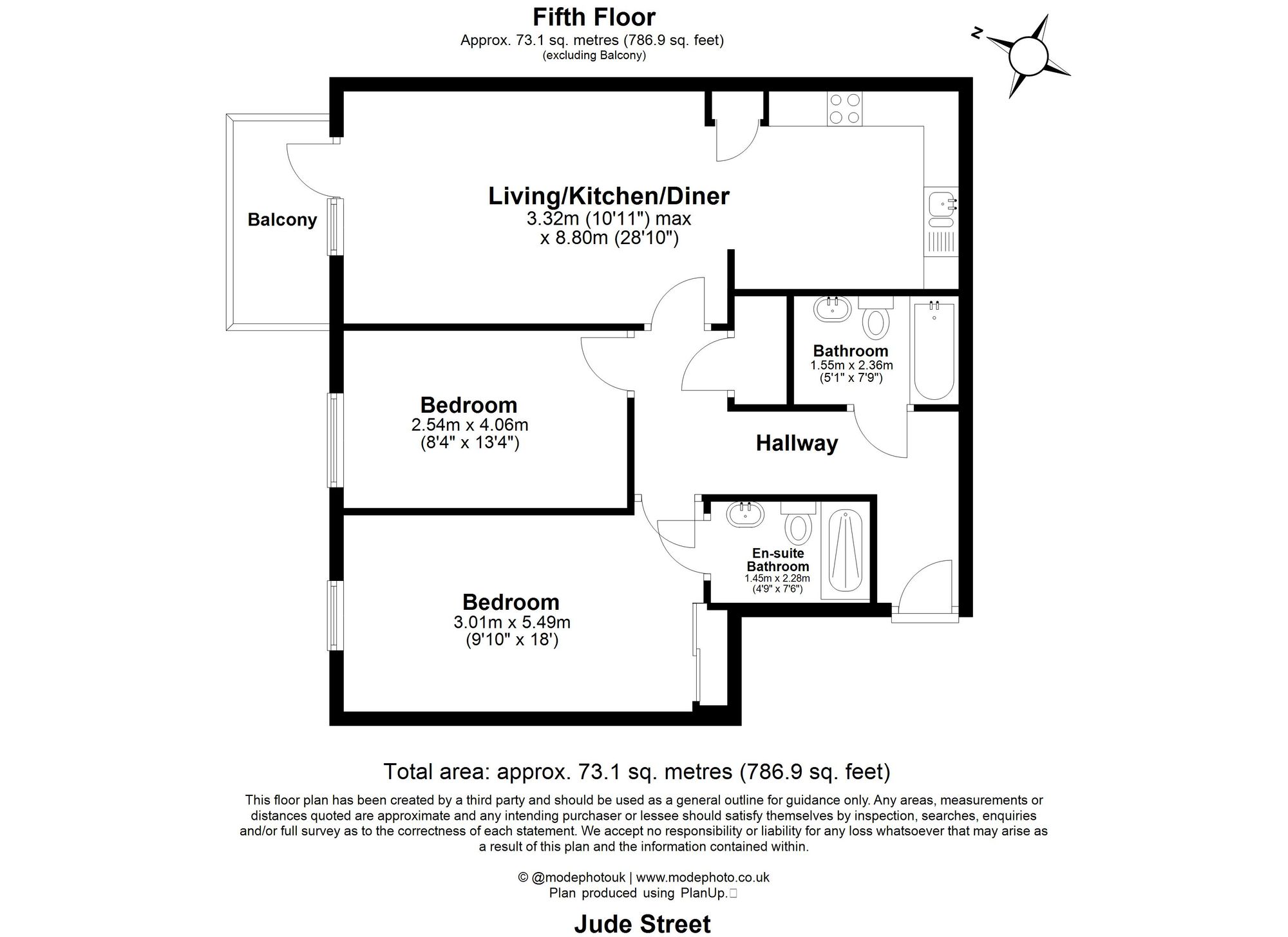 501 Mercury House, London floorplan