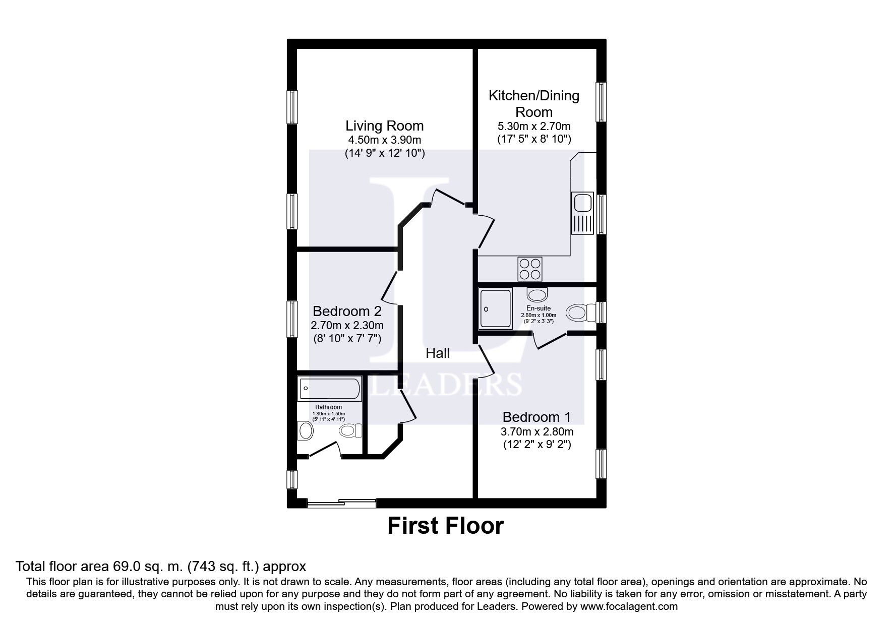 Duesbury Court, Mickleover, Derby DE3, 2 bedroom flat to rent