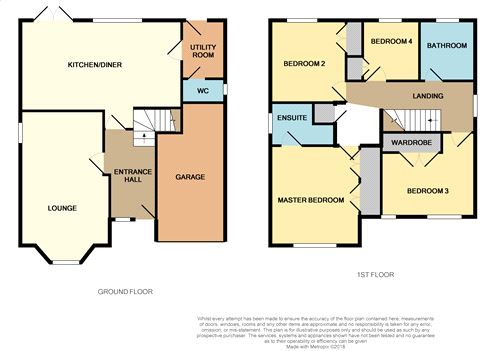 4 Bedrooms Detached house for sale in Lordswood Close, Wootton, Northampton NN4