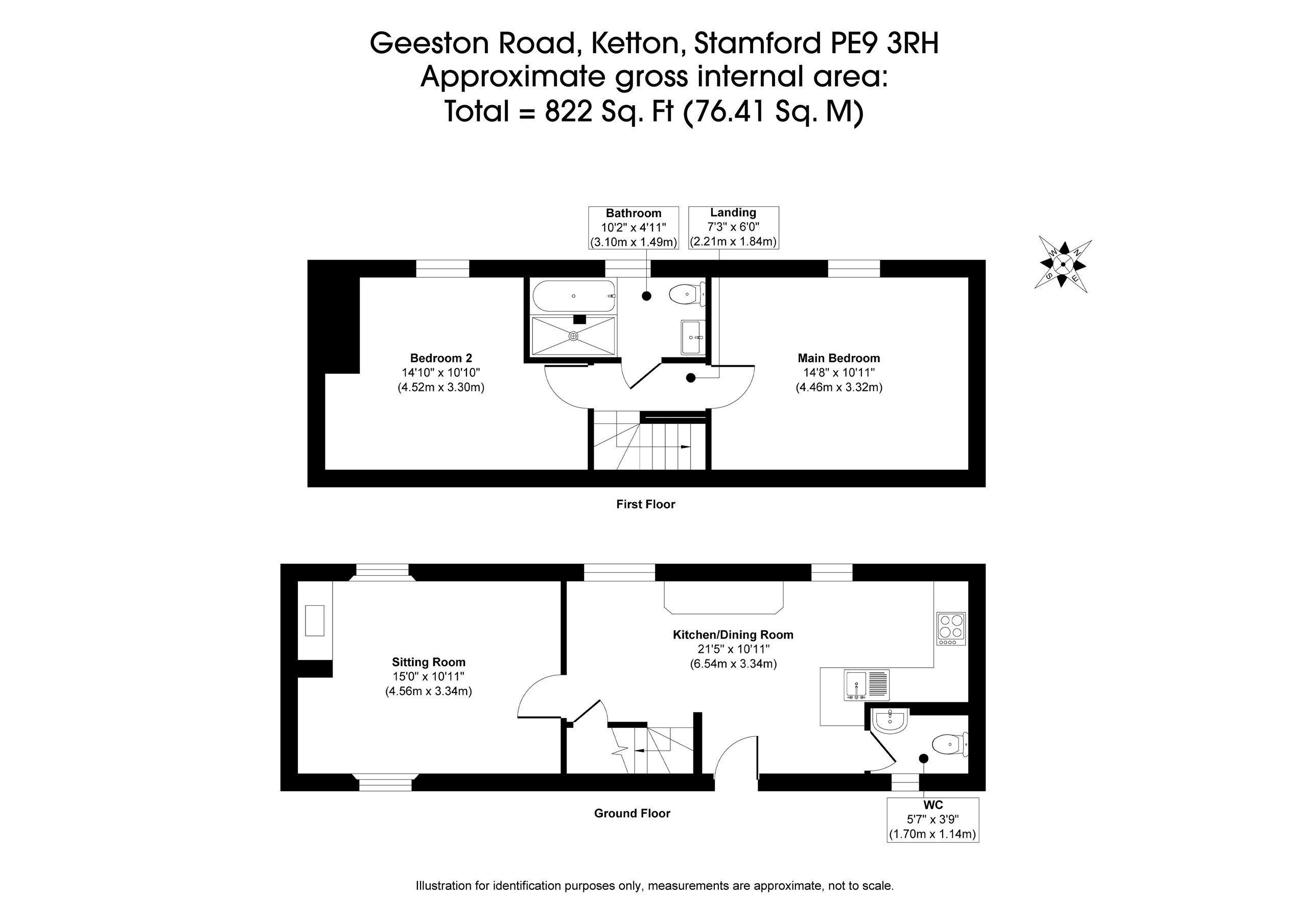 5, Geeston Road, Stamford floorplan