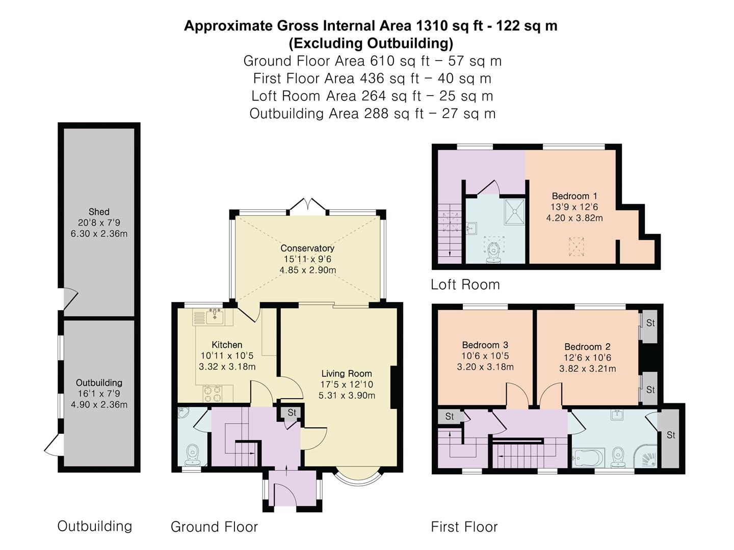 Gorham Drive, St. Albans floorplan