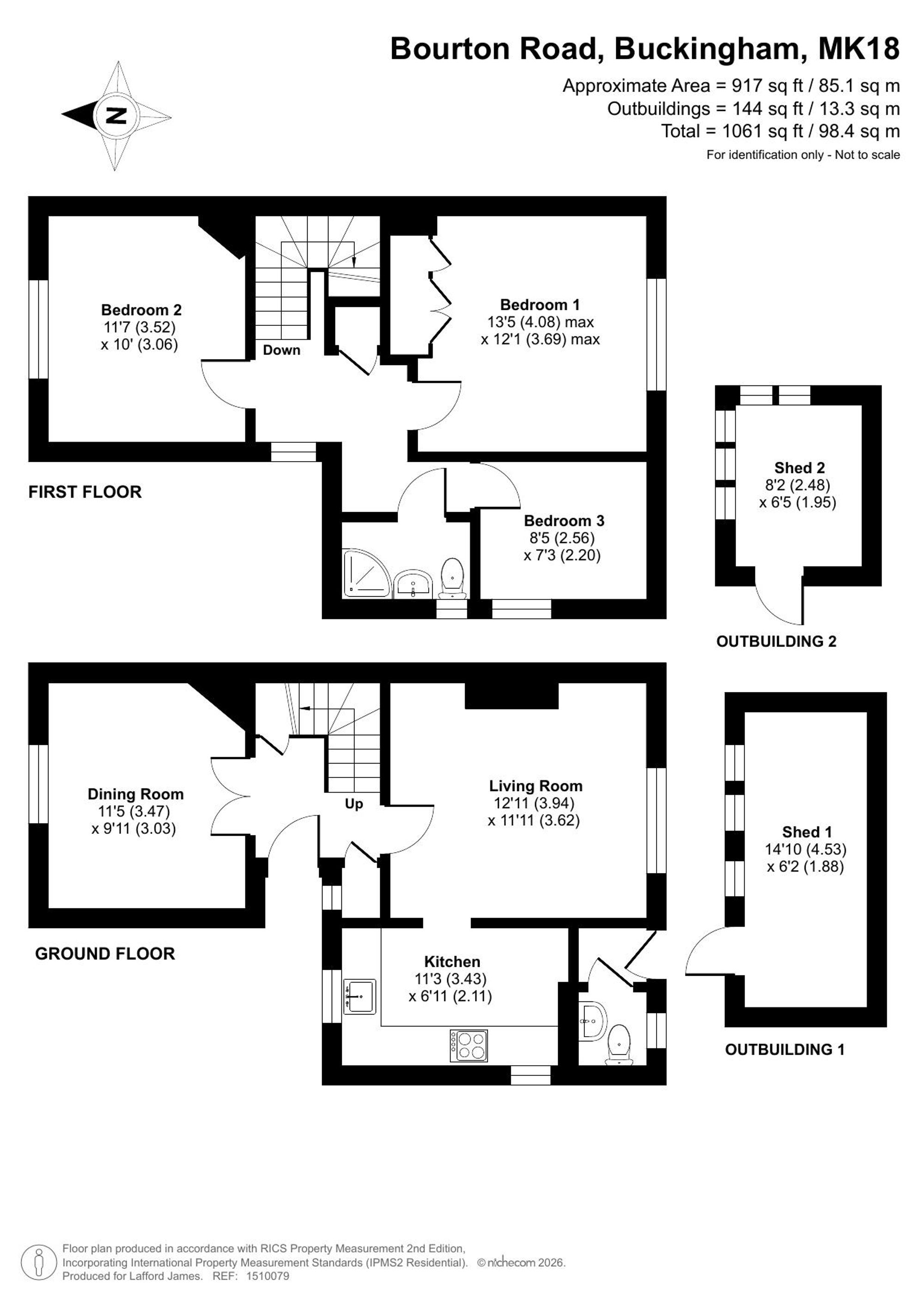 16 Bourton Road, Buckingham floorplan
