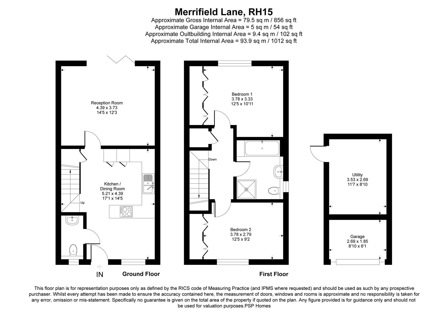 9, Merrifield Lane, Burgess Hill floorplan