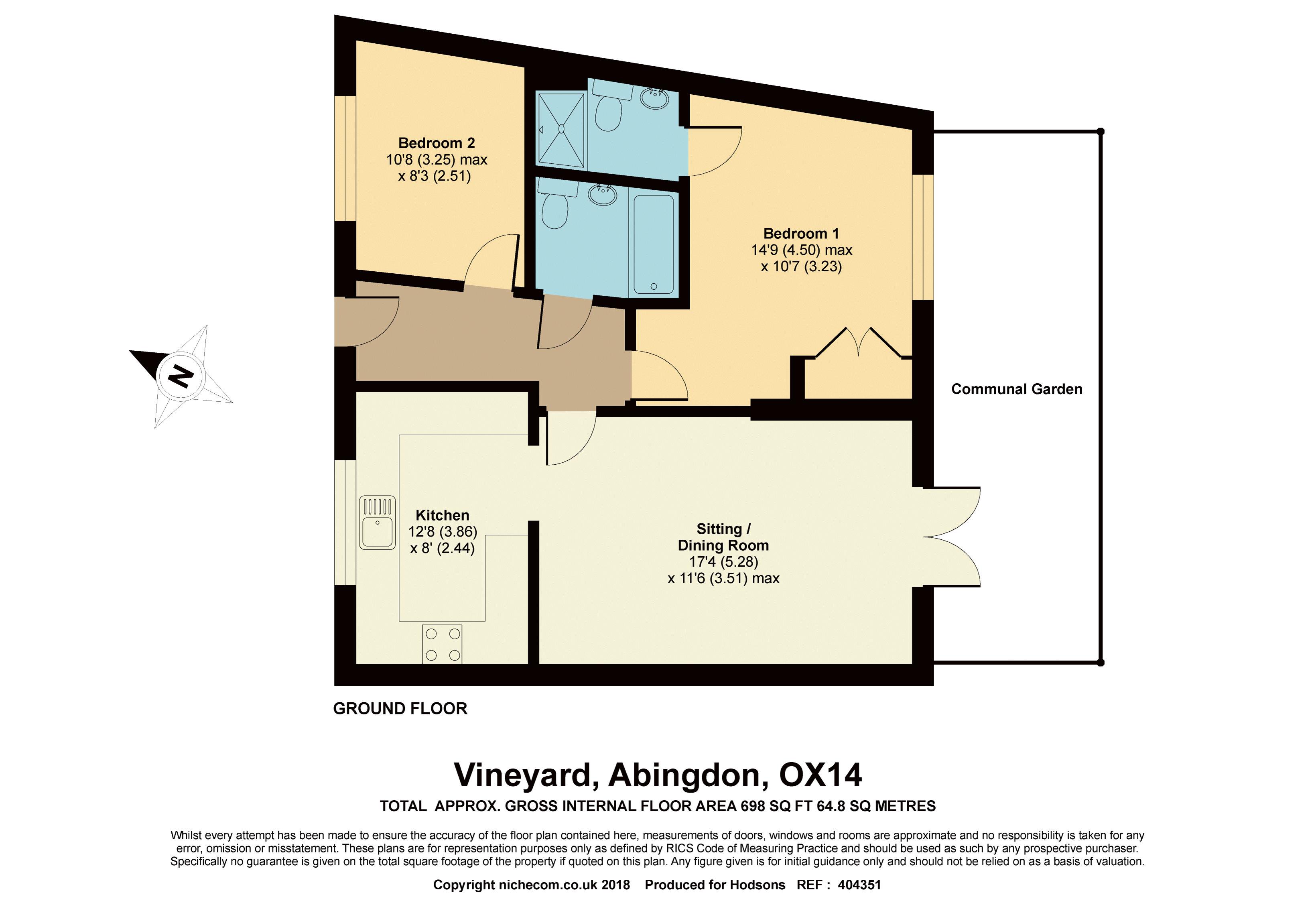 2 Bedrooms Flat for sale in Vineyard, Abingdon OX14