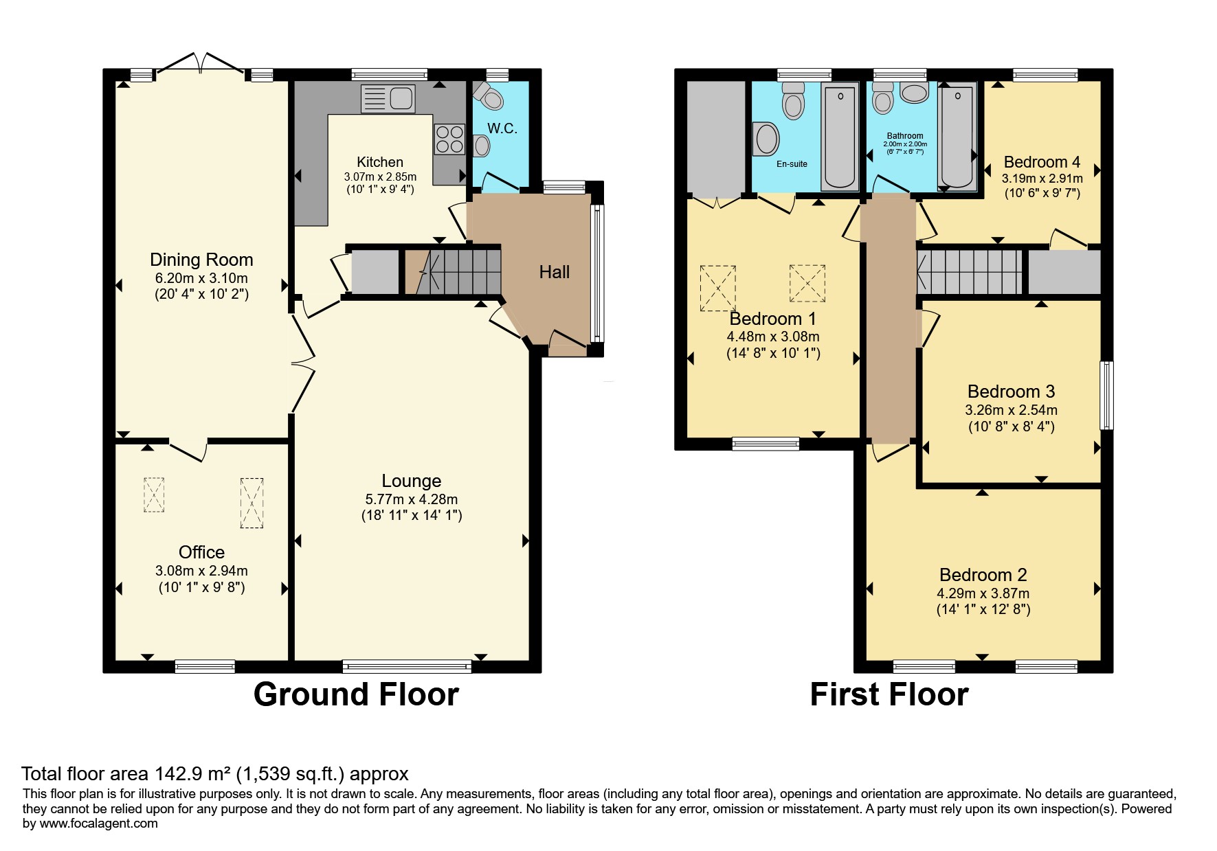 67, Foxcroft Drive, Brighouse floorplan