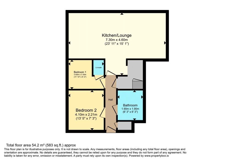 Flat 29 The Grange, Birkenhead floorplan