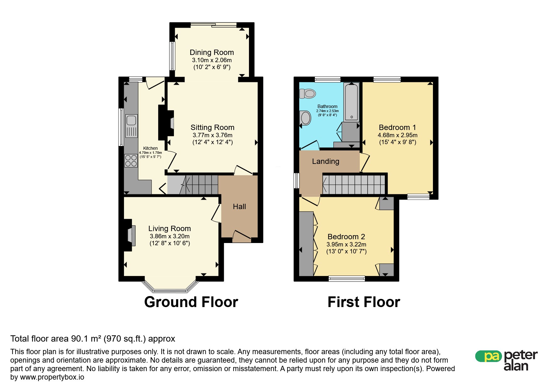 34, Garden City, Tredegar floorplan