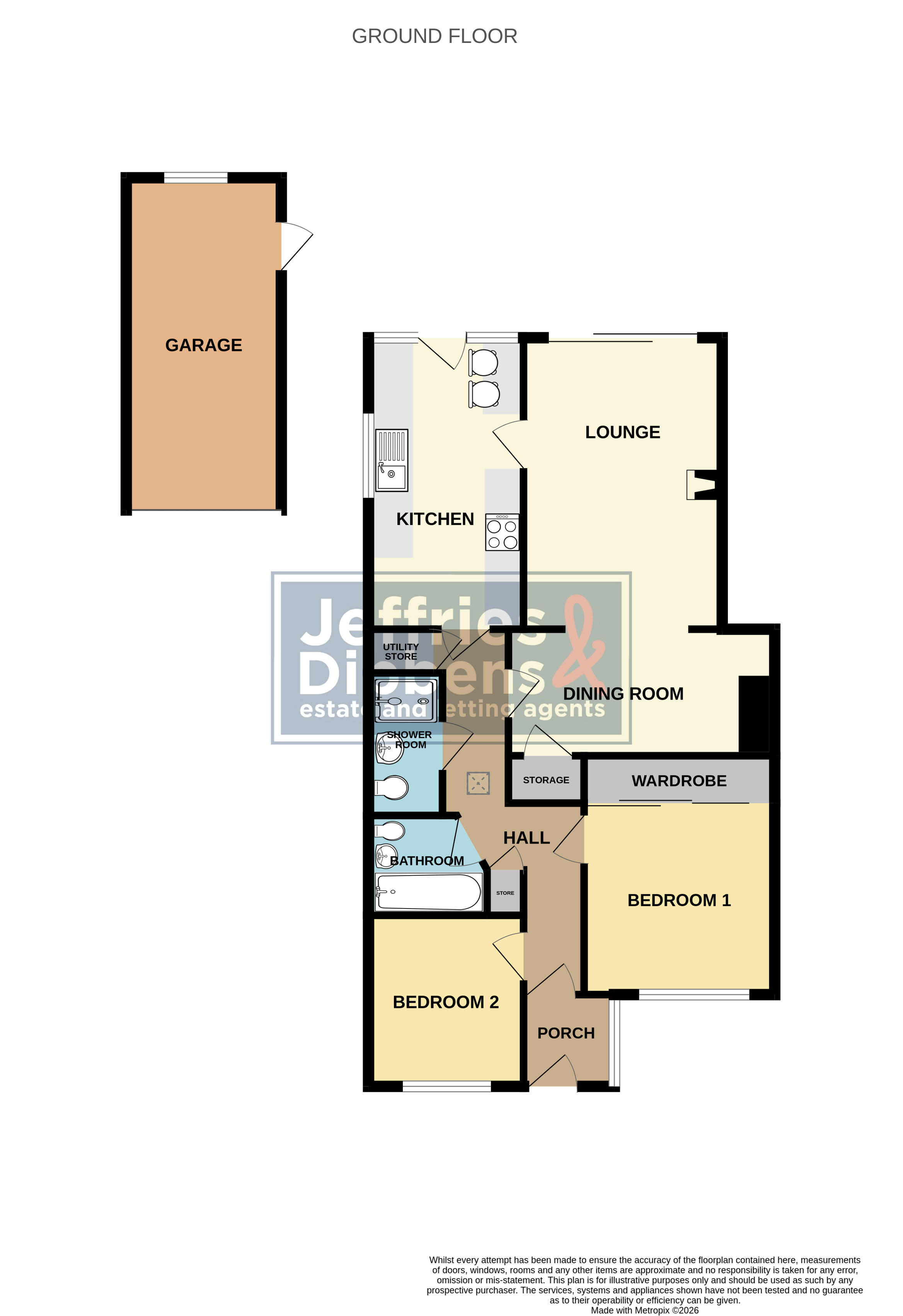 32, Harold Road, Fareham floorplan