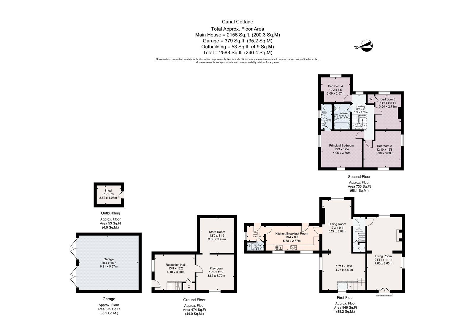 Canal Cottage,, Nantwich Road, Minshull Vernon floorplan