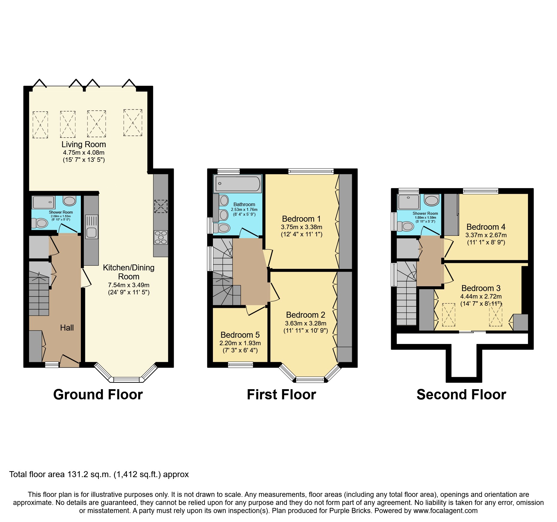 Woodland Gardens, Isleworth TW7, 5 bedroom end terrace house for sale