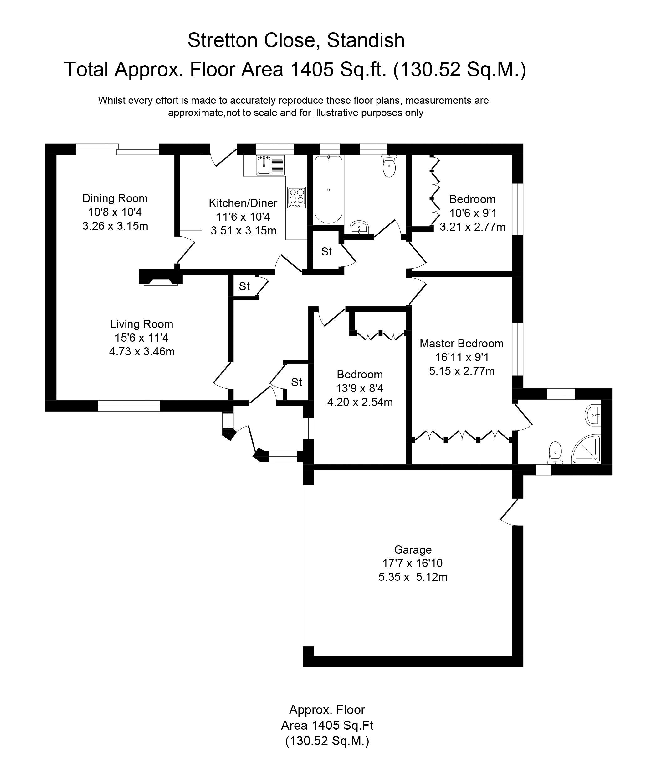 3 Bedrooms Detached bungalow for sale in Stretton Close, Standish, Wigan WN6