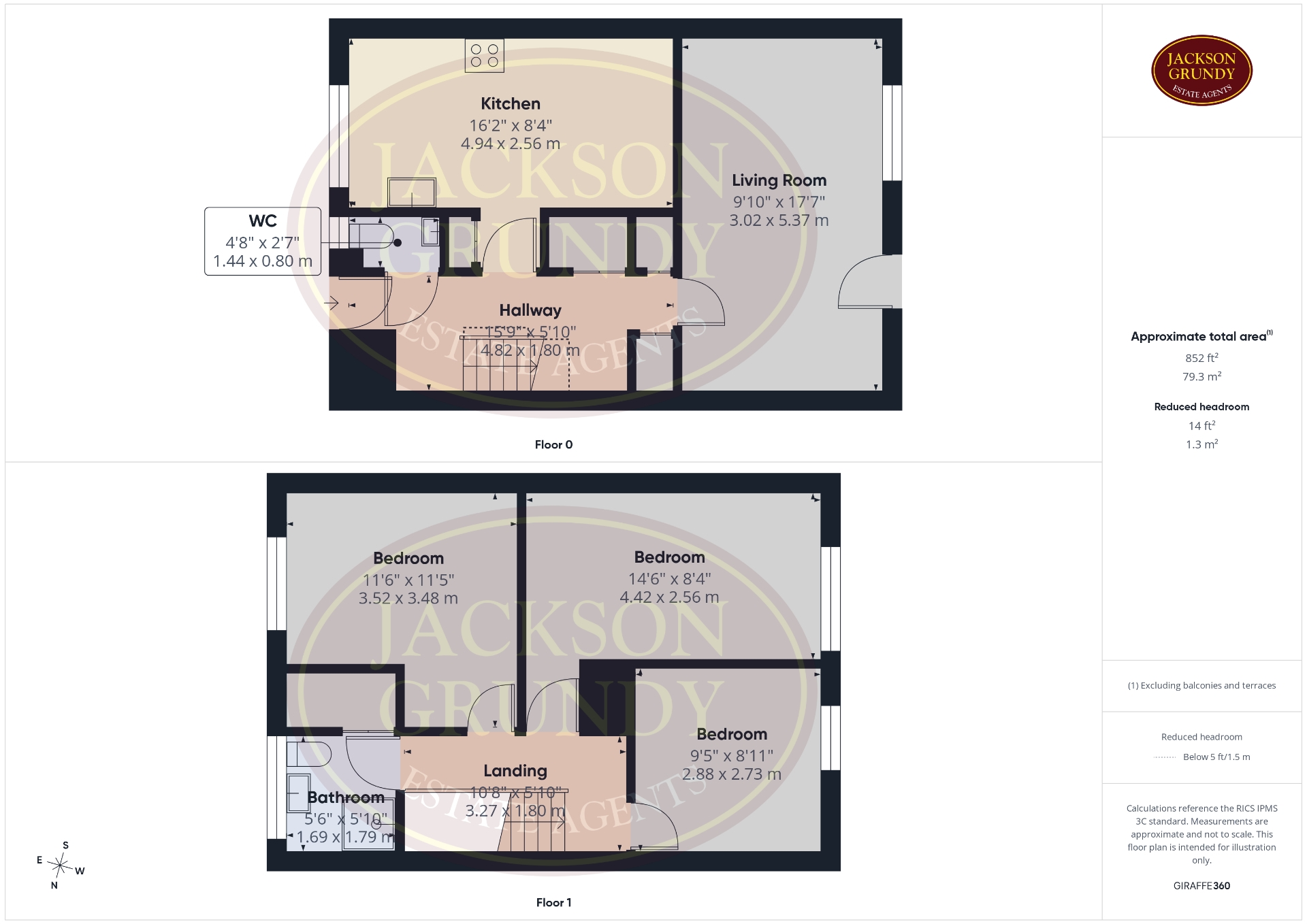3, Collmead Court, Northampton floorplan