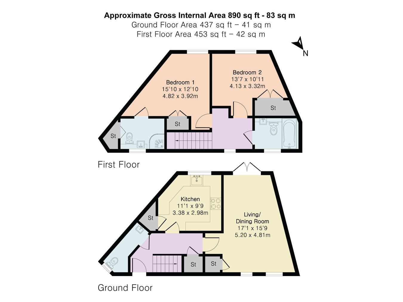 16, Millbrook Walk, Inchbrook floorplan