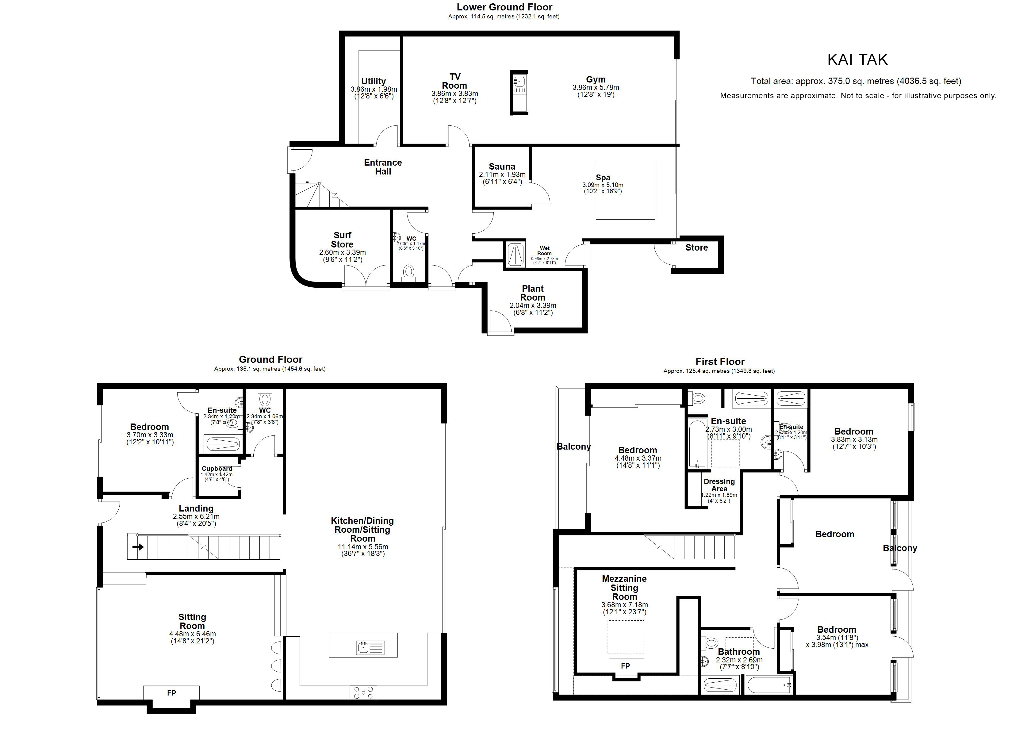 Kai Tak, Dunders Hill, Polzeath floorplan