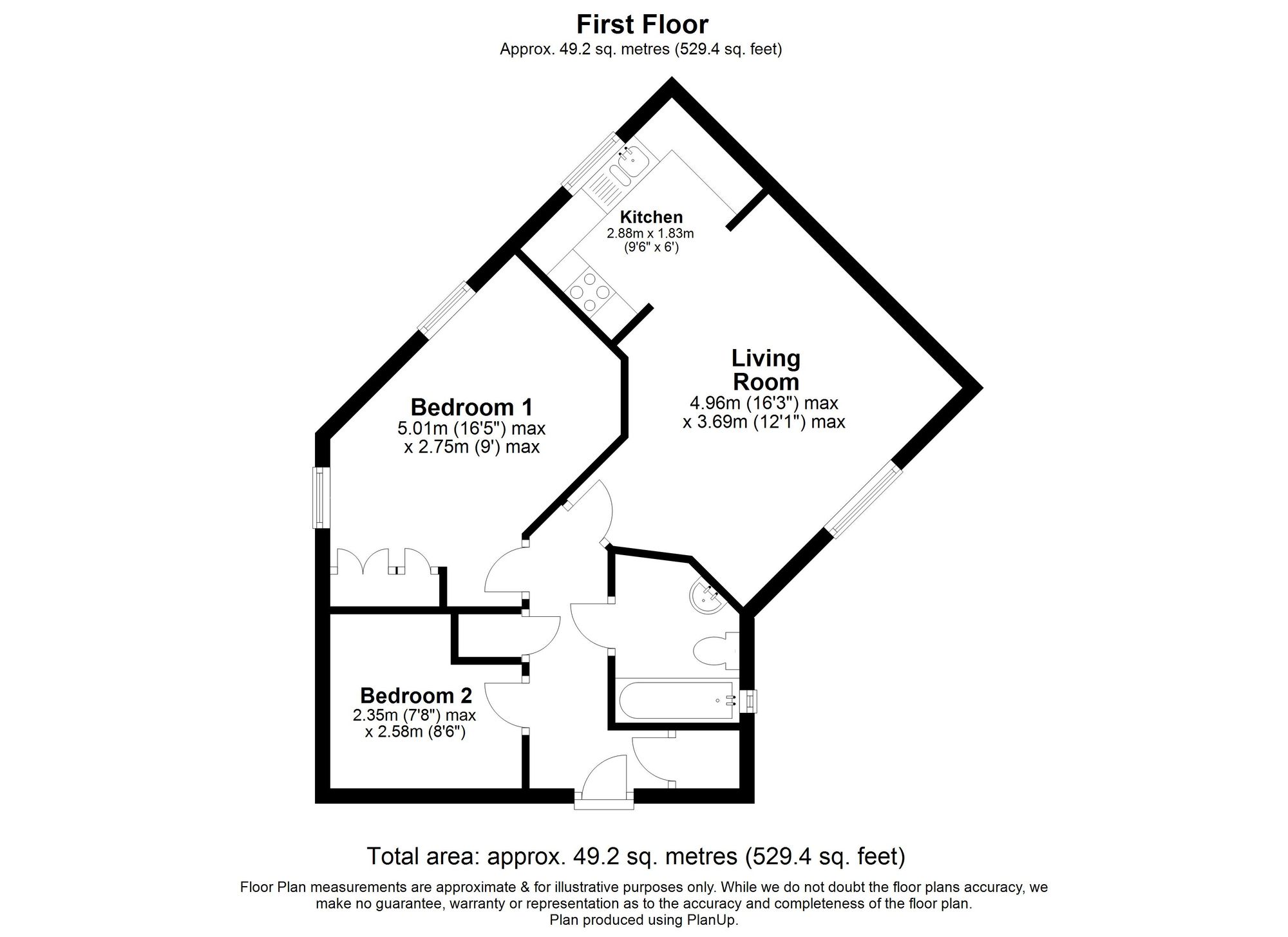 Woodcock Road, Royston, SG8 floorplan