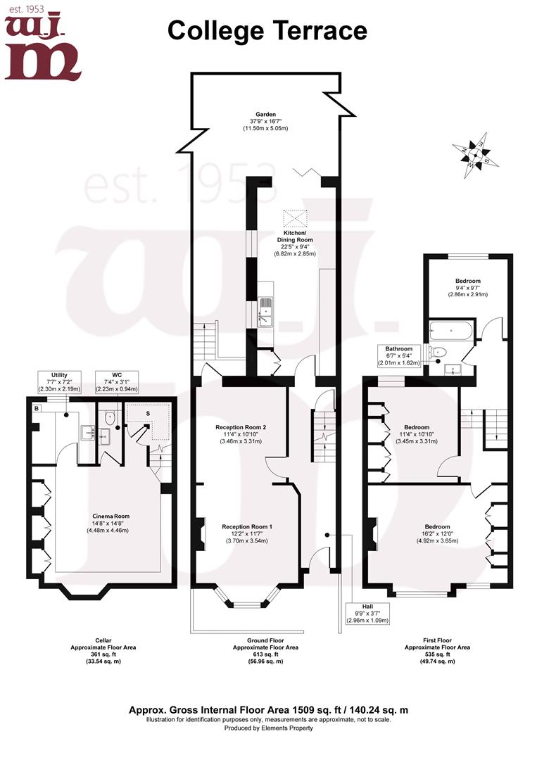 College Terrace, Mile End floorplan