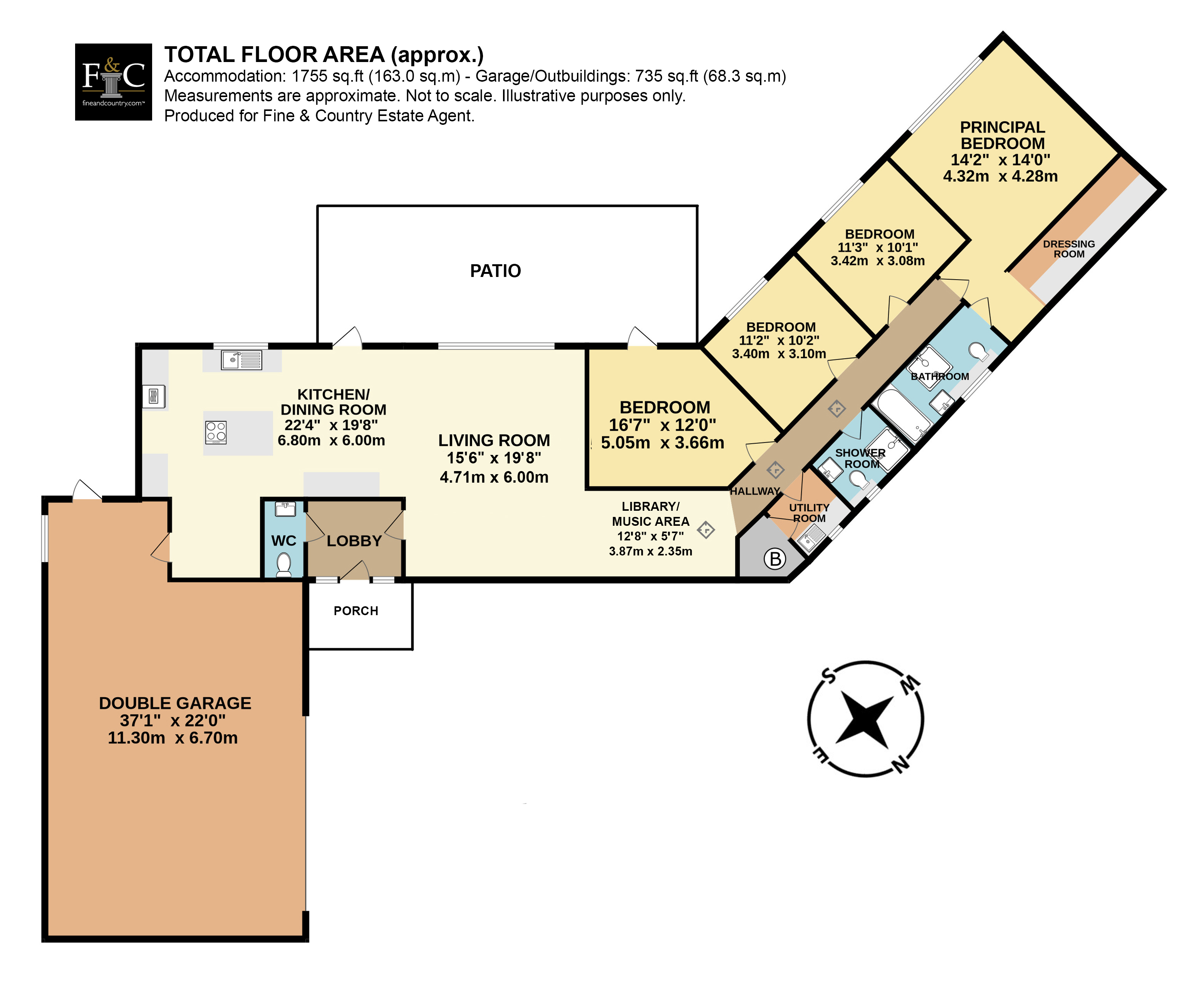 Cranberry, Mere Road, Attleborough floorplan