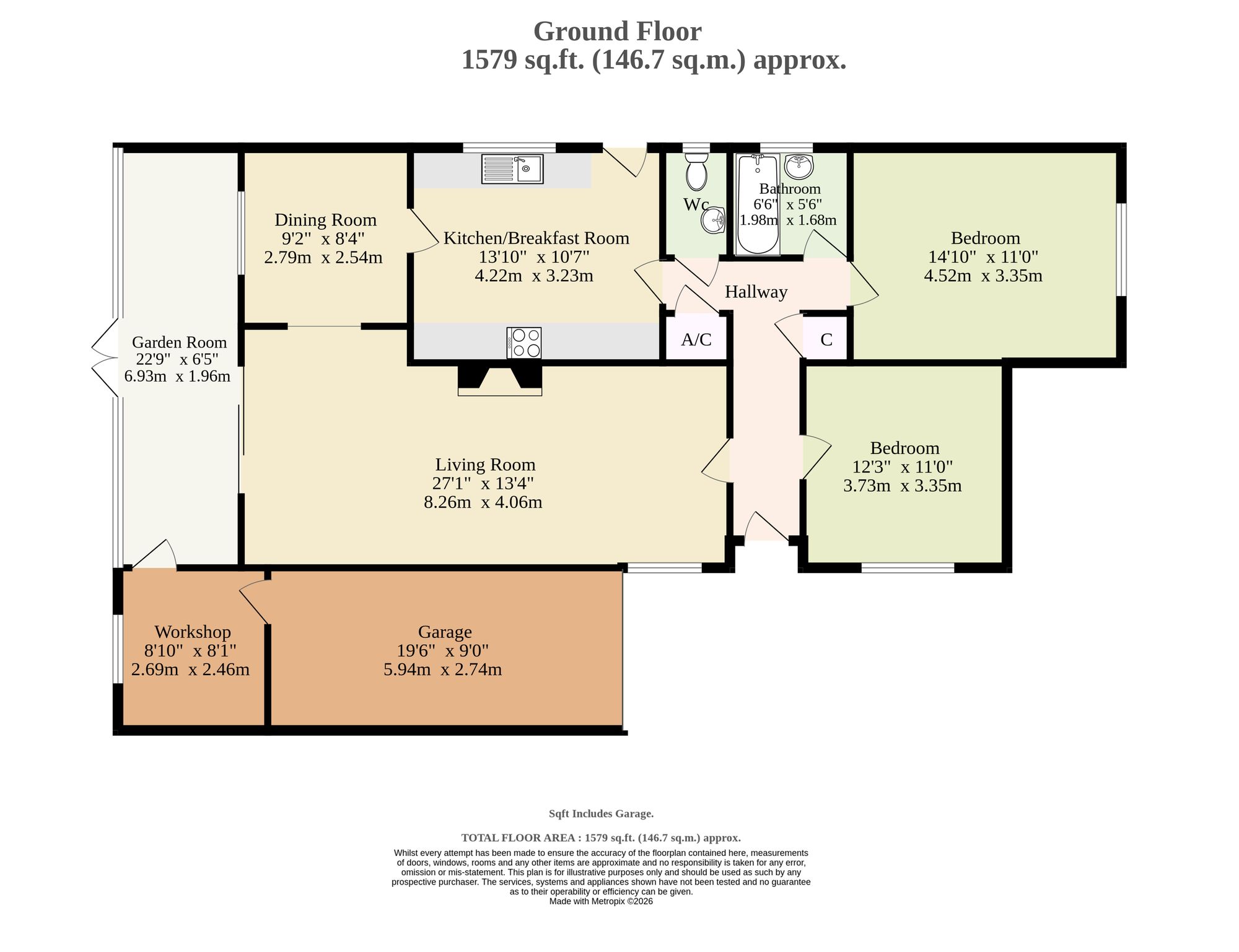 258 Gorleston Road, Lowestoft floorplan