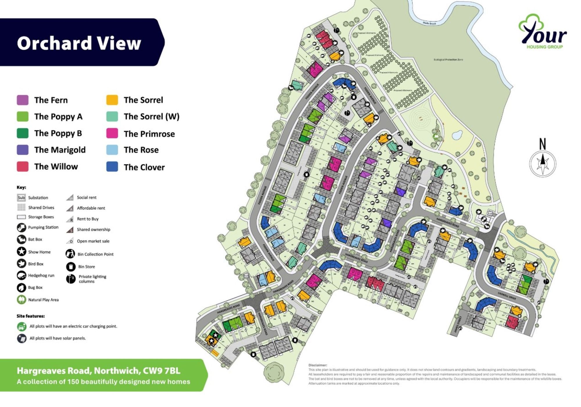 Plot 61, The Sorrel Orchard View, Northwich floorplan