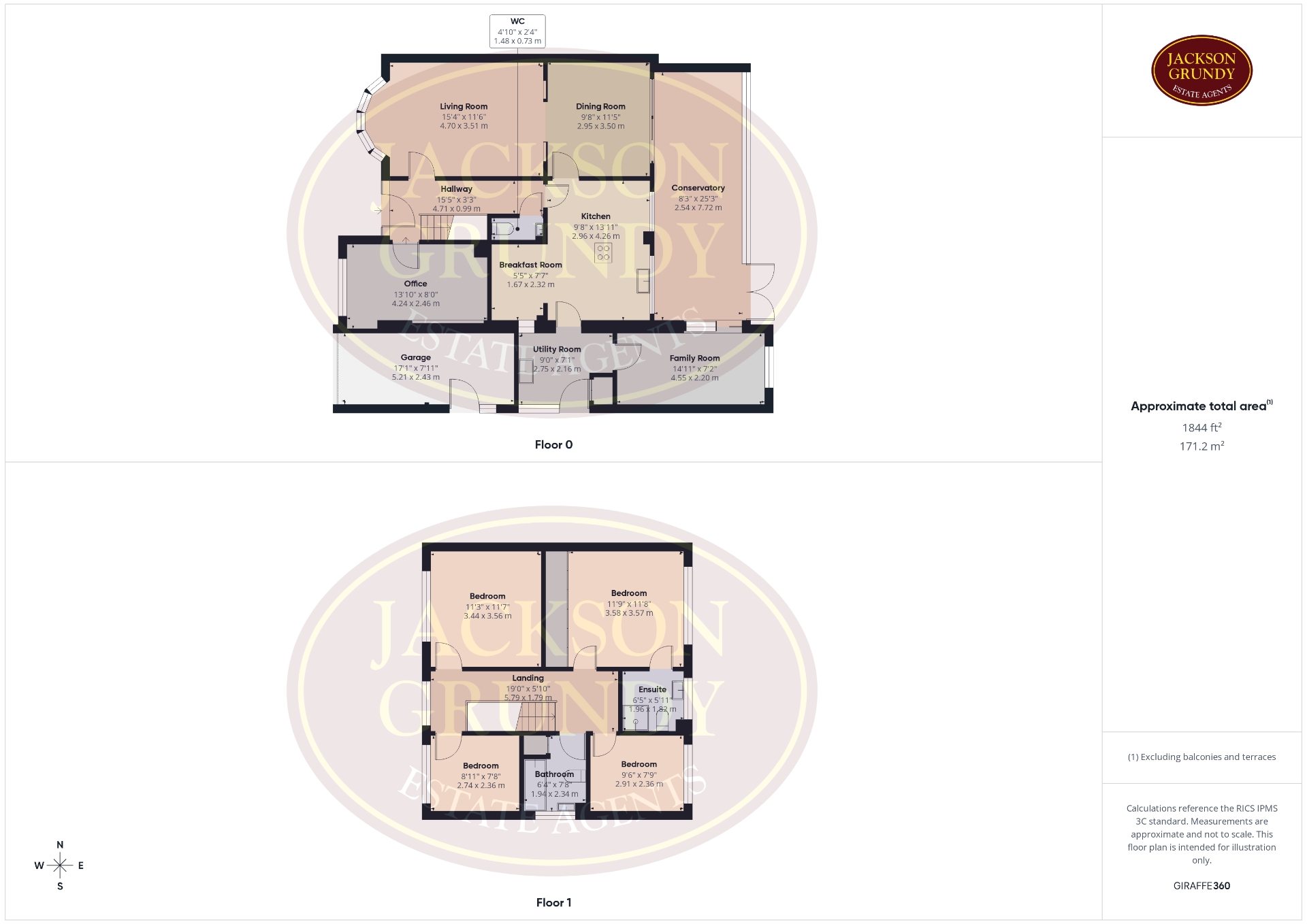 6, Hall Close, Northampton floorplan