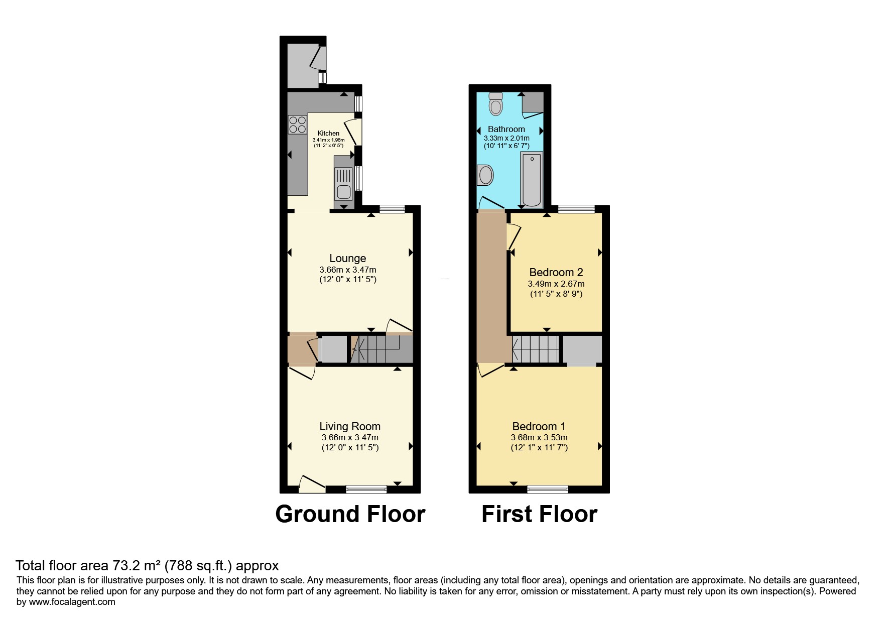 28, Princes Street, Mansfield floorplan