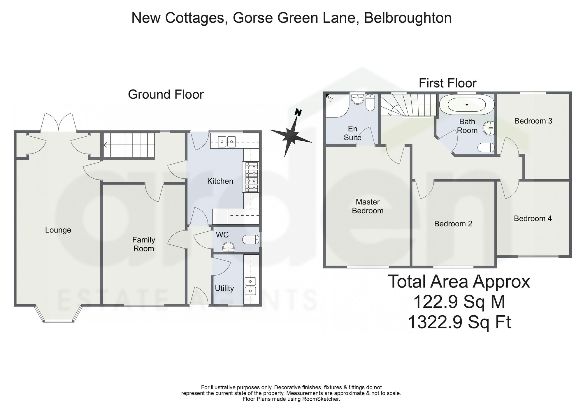 2 New Cottages Gorse Green Lane, Stourbridge floorplan