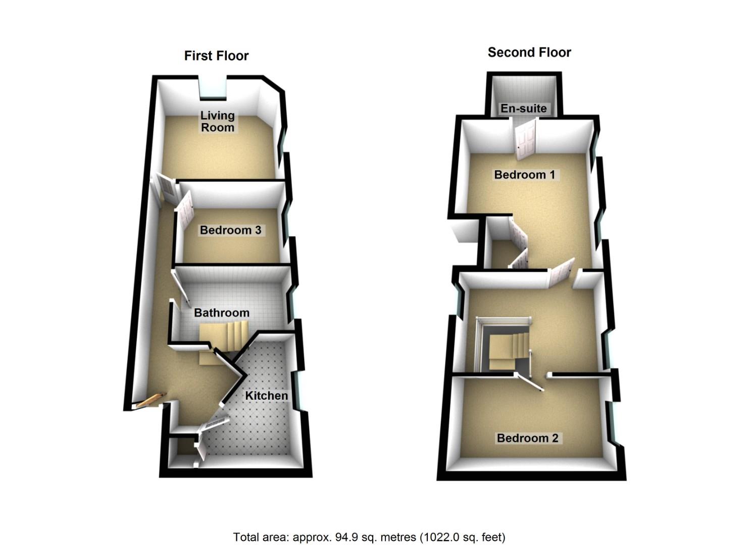 Flat E, Old Co-Op Buildings, Backworth floorplan