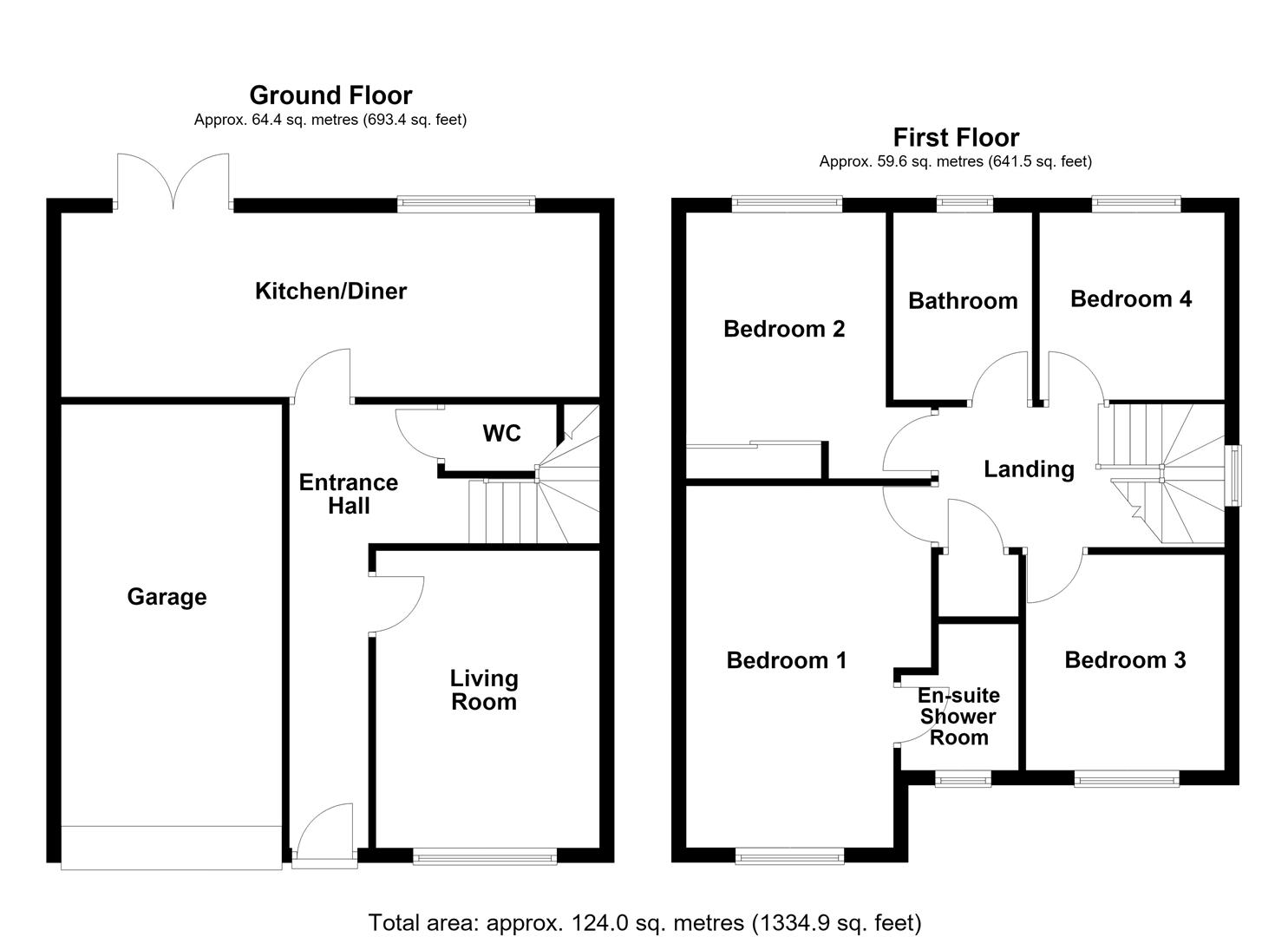 35, Rock House Way, Ossett floorplan
