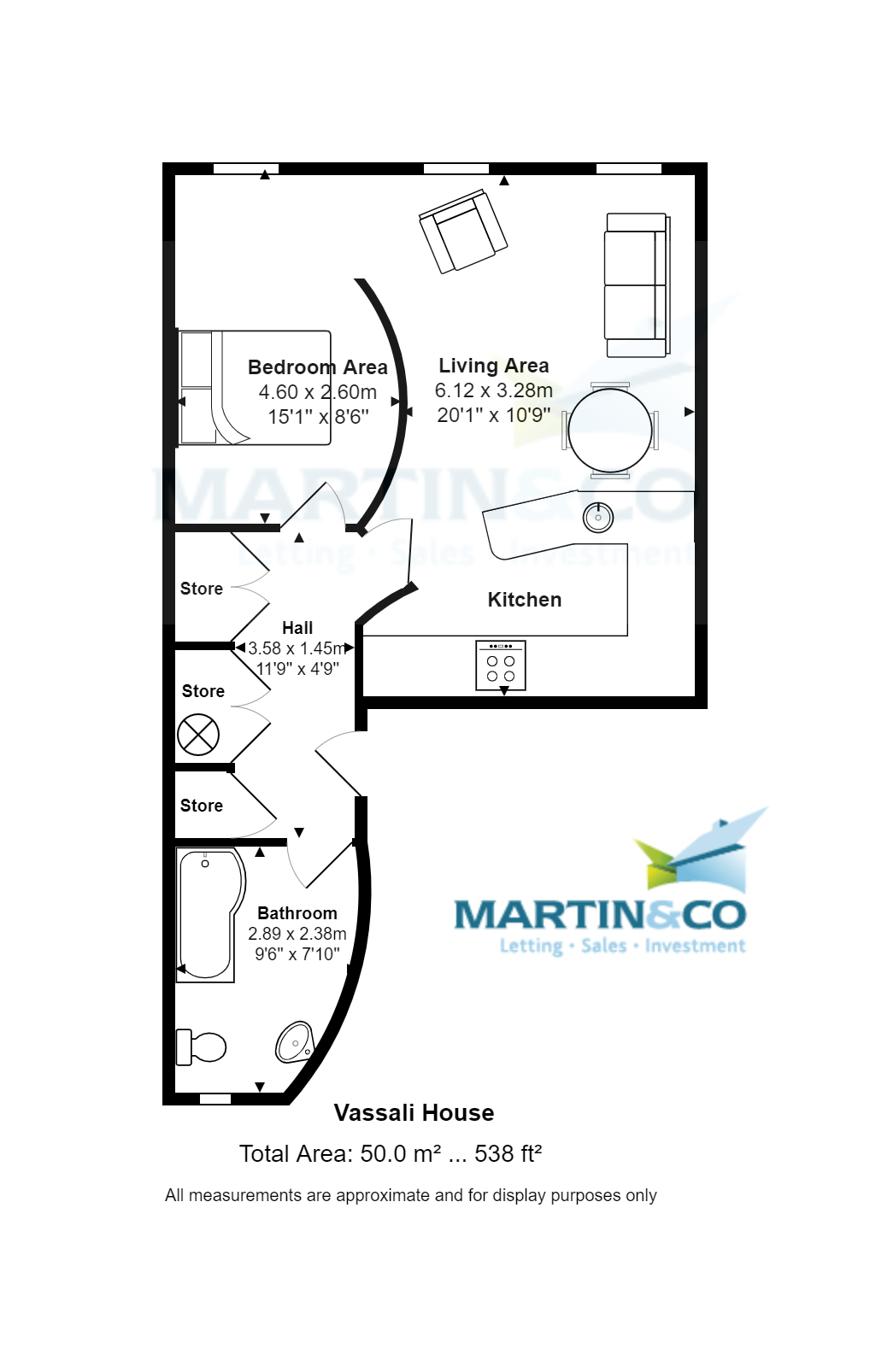 22, Vassalli House, Leeds floorplan